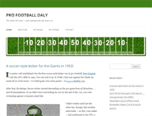 Tablet Screenshot of profootballdaly.com